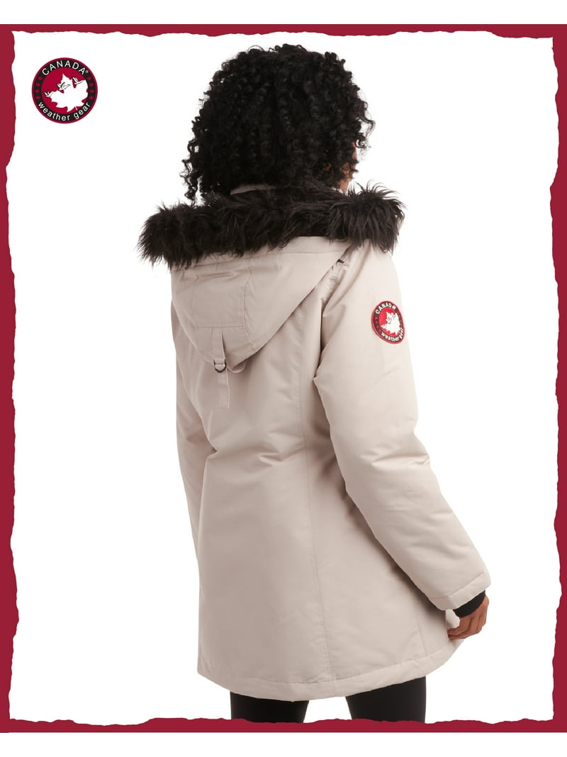 CANADA WEATHER GEAR Women's Winter Coat Wind Water Resistant
