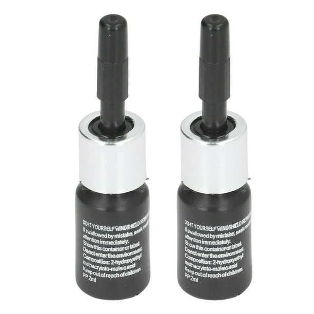 Líquido De Reparación De Vidrios, Líquido De Reparación De Grietas De 2 Piezas Con Cuchilla Para Automóvil