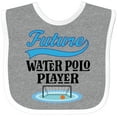 thumbnail image 3 of Inktastic Future Water Polo Player Boys Baby Bib, 3 of 4