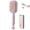 Pink, variant on Retractable Cushion Massage Comb,Self Cleaning Hair Brush, One-pull Clean Anti Static Brushs,Hairs Styling Tools for All Hairs Types.