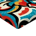 thumbnail image 2 of Ambesonne Psychedelic Fitted Sheet, Retro Modern Urban, Queen Size, Multicolor, 2 of 3