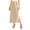 Champagne, variant on Women's Solid Color Slit Skirt Hip Hugging High Waist Satin Elegant Long Skirts Fashion Summer Midi Office Skirt For Women