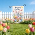 thumbnail image 2 of Easter Garden Flag – Outdoor Yard Banner with Bunny, Egg & Spring Plant Prints – Polyester Decorative Flag for Lawn, Porch, Patio, and Easter Home Decor, 2 of 5