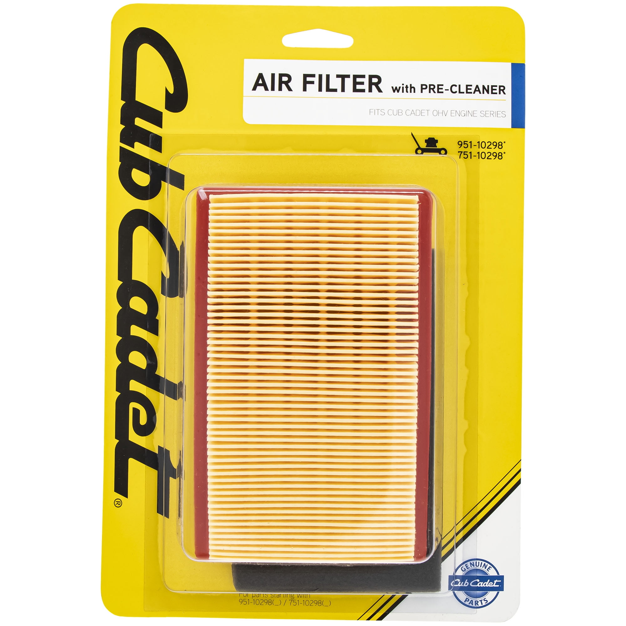 CUB CADET 95110298 Air Cleaner Kit CC500 CC550 SC100 SC500 CC46ES