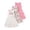 White Colorful Pink(A065), variant on Fdqin 3 Pack Girls Sleeveless Swing Sundresses Summer Midi Tank Dress Set, White Colorful Pink, 4-5 Years