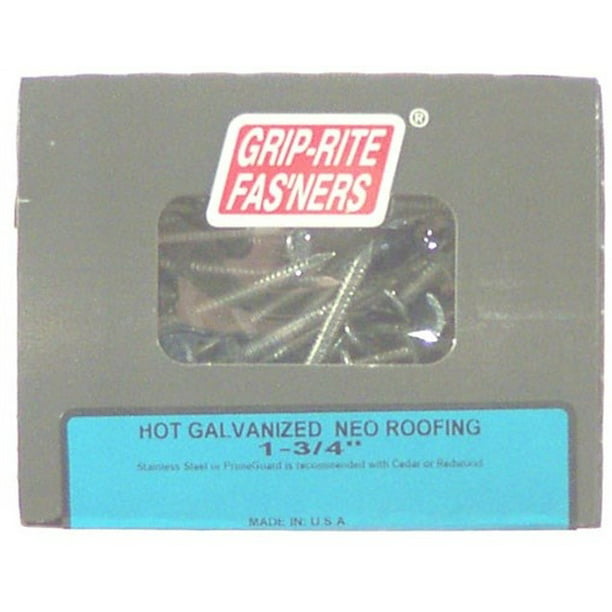 GripRite 13/4 in. Hot Dipped Galvanized Roofing Nails (1 lb. pack)