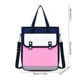 thumbnail image 3 of Student Handheld Tutorial Bag Large Capacity Makeup Bag Children Crossbody Book Bag Art Homework Storage Bag, 3 of 6