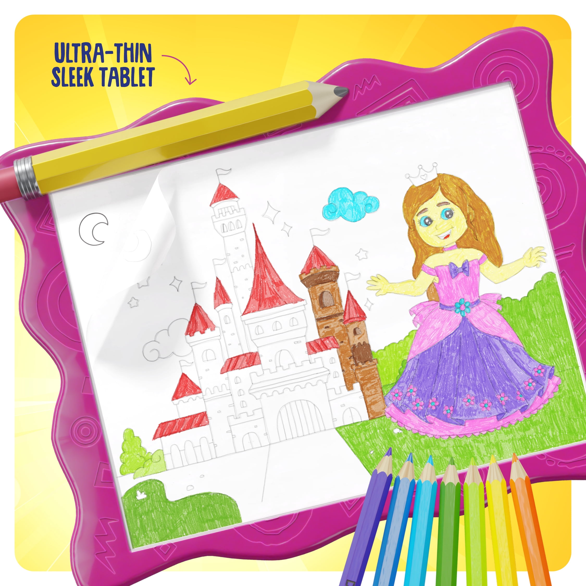 Light Up Tracing Pad for Kids - Craft Kit for Girls & Boys - Birthday Toy Gifts  Ideas - Arts & Crafts Writing Drawing Tracer Board