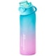 thumbnail image 5 of Botella de agua de 750ML y fragancia de frutas sin BPA Fitness al aire libre rosa, 5 of 8