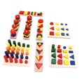 thumbnail image 1 of Tablero de clasificación de formas, rompecabezas de formas de madera para niños, juguete de clasificación de formas, rompecabezas de formas de madera, los mejores materiales, 1 of 9