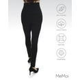 thumbnail image 6 of Women's MeMoi MA-006 Cotton Maternity Leggings (Black L), 6 of 7