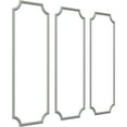 thumbnail image 2 of Ekena Millwork 28"W x 72"H Ashford Smooth Panel Moulding Kit (Triple Panel), 2 of 10