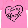 thumbnail image 4 of Inktastic I Love My Uncle in Black Chalk Heart Boys or Girls Baby Bodysuit, 4 of 5