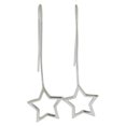 thumbnail image 1 of Sterling Silver Hanging Star Earrings, 1 of 1