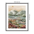 thumbnail image 5 of Kate and Laurel Framed Wall Art Print 'Neutral Landscape 03' by Annie Quigley, 33 x 41, Stylish Black Narrow Frame, Modern Contemporary, Landscape Art for Wall Decor, 5 of 8