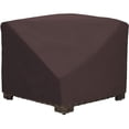 thumbnail image 1 of Covers &amp; All CC-M-Coffee-02 12 oz Waterproof Patio Corner Sectional Cover  Coffee - 34 x 34 x 30 in., 1 of 1