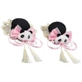 thumbnail image 1 of Pinzas de cabello jinwen estilo chino con borla Rosa, 1 of 8