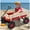 Red, variant on Beach Wagons for Kids Children, Outdoor Wagon All Terrain Pulling with Removable Wooden Railing and Air Tires, Toy Wagons for kids to Pull, Garden Wagon for Camping, Red