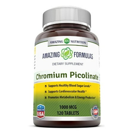 Amazing Formulas Chromium Picolinate 1000 Mcg 120