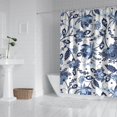 thumbnail image 2 of Waterproof Beautiful Colorful Floral Shower Curtain 72x72 Inch Boho Style Polyester Unique Shower Curtain for Bathroom Hotel Home Decor with 12 Plastic Hooks, 2 of 5
