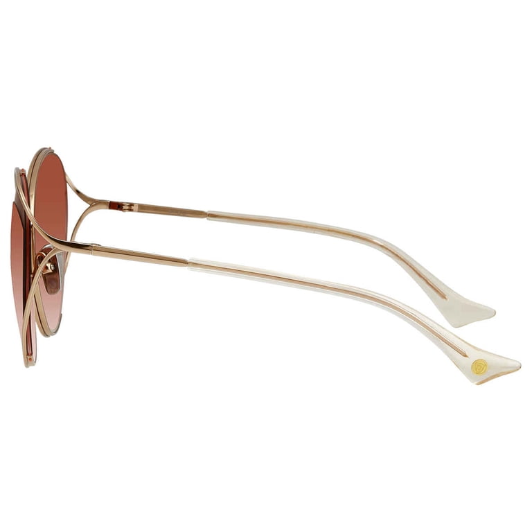 DITA Sasu DTS-516 - 02 Gold Pink Sunglasses Authentic DITA Sasu DTS516-64-02 Rose Gold w/Pink Lens  main image 2
