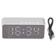 thumbnail image 1 of G50 Reloj despertador multifuncional Bluetooth Altavoz inalámbrico 5.0 Reproductor de MP3 Despertador de carga para oficina Blanco, 1 of 8