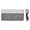 White, variant on BIMZUC G50 Multifunctional Bluetooth Alarm Clock Speaker Wireless 5.0 MP3 Player Charging Desktop Alarm Clock for Office and Home, 1200mAh Built-in Battery White Edition
