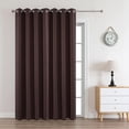 thumbnail image 1 of Cortinas Opacas Joydeco Aislantes Térmicas 270x275 cm Chocolate, 1 of 9