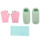 thumbnail image 4 of Guantes hidratantes para Spa con pantalla táctil, conjunto de calcetines, tratamiento de reparación reutilizable, mascarilla exfoliante para envoltura de cuello en SPA, 4 of 14