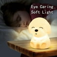 thumbnail image 3 of Night Light for Kids Room, Kids Night Light for Girls Baby and Toddler Gifts, Cute Puppy Night Lights Squishy Silicone Lamps Soft Nursery USB Rechargeable Portable Dog Animal LED Lights Color Changing, 3 of 7