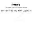 thumbnail image 2 of Transit Auto Front Hub Bearing Assembly and Link Kit for Car 2004 Ford F-150 4WD with 6 Lug Wheels - Left Right Side (Driver Passenger) K77-100347, 2 of 11