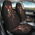 thumbnail image 4 of Uorisanigo Art Skull Car Seat Covers Elastic Fabrics Waterproof Car Seat Cover Easy to Install Auto Interior Accessories 2 Pcs Set for SUV, Vans,Sedan,Truck, 4 of 7