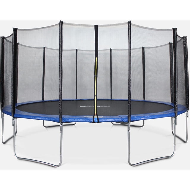 Cama elástica 490 cm, Trampolín para niños, aguanta hasta 150 kg (estructura reforzada). Incluye: red de protección- JUPITER esquí esquí Gafas de esquí