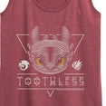 thumbnail image 3 of How to Train Your Dragon - Toothless Line Art - Women's Racerback Tank Top, 3 of 5