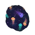 thumbnail image 2 of Balery Sea Jellyfish Shower Caps, Double Layer Waterproof Shower Cap, Double Layers Reusable Shower Cap With Soft Comfortable For Long Thick Hair Soft Bath Shower Hair Caps, 2 of 9