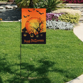 thumbnail image 7 of Halloween Garden Flag, Happy Halloween Pumpkin Witch Garden Decorations Outdoor, Burlap Double Sided Vertical Halloween Porch Decor, Halloween Yard Flag Signs 12.5 x 18 Inches, 7 of 7