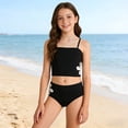 thumbnail image 2 of Two Piece Girl Swimsuit Bikini Sets Beach Floral Swimsuit Cute Swimsuit Girls 7-8 Years, 2 of 9