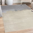 thumbnail image 1 of Abstract Decorative Rug, Grunge Street Style Painting Brush Print Ombre Design Illustration, Quality Carpet for Bedroom Dorm and Living Room, 6 Sizes, Grey Yellow, by Ambesonne, 1 of 4