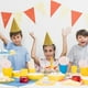 thumbnail image 2 of 12 gorros de fiesta triangulares con purpurina en forma de cono para cumpleaños infantiles y de adultos (dorados), 2 of 8