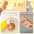 thumbnail image 2 of Steamy Cat Brush,Cat Steam Brush for Massage Removing Tangled Loose Hair,Cleaning Steam Cat Grooming Comb Brush,Handle Spray Cat Brush for Shedding with Water Tank,Orange, 2 of 11
