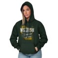thumbnail image 4 of Wisconsin America Dairyland Map Shape Hoodie Sweatshirt Women Men Brisco Brands 5X, 4 of 6