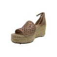thumbnail image 4 of Franco Sarto Womens Calabria Leather Closed Toe Casual Platform Sandals, 4 of 5