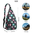 thumbnail image 2 of Mandala Elephant Sling Backpack - Bohemian Floral Pattern Shoulder Bag, Fashionable Anti-Theft Pack for Hiking & Outdoor Adventures, 2 of 4