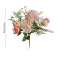 thumbnail image 3 of Xuniizn Artificial Flowers, Fake Hydrangea Bouquet UV Resistant Silk Flowers, Lifelike, No Fade, Fake Flowers for Wedding, Party, DIY Tables Centerpiece Decor - Fake Flowers, 3 of 6