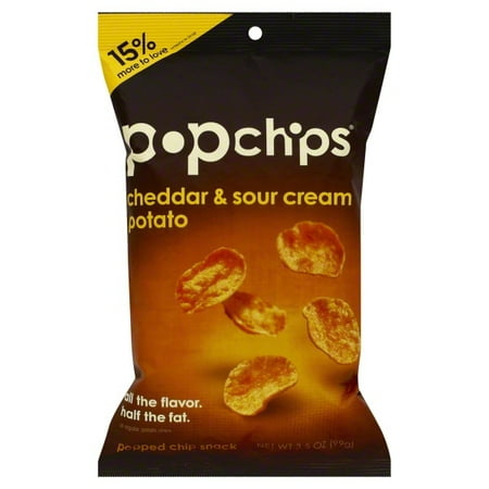 UPC 082666800606 product image for Popchips Cheddar & Sour Cream Potato Chips, 3.5 Oz. | upcitemdb.com