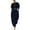 Navy, variant on Summer 2 Piece Sets,Women's 2 PCS T-shirts Tops Bodycon Harem Pants Nightclub Party Tracksuit Outfits Set