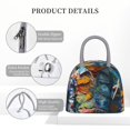 thumbnail image 4 of Easygdp Whimsical Goat Artist Bolsa de Almuerzo Insulada Grande, Forro de Aluminio, Diseño Espacioso, a Prueba de Fugas, Ideal para Trabajo, Picnics, Viajes y Actividades al Aire Libre, 4 of 6