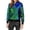 Green, variant on Women's Carnival Bead Sequin Zipper Long Sleeve Baseball Jacket Casual Jacket Coat Stylish Cozy Women's Casual Jackets