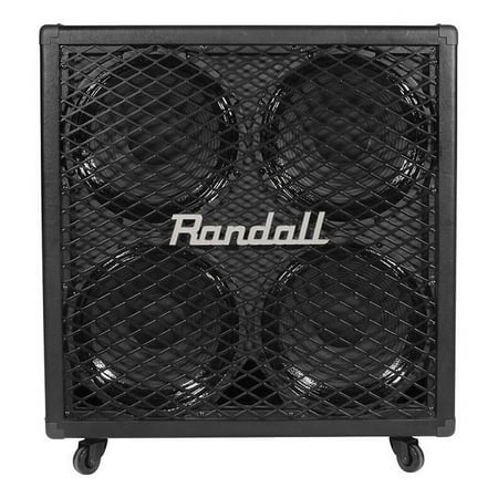 Randall RG412-U 4 x 12 in. 200W 8 Ohm Mono Steel Gril Cabinet, Black