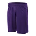 thumbnail image 3 of A4 Power Mesh Practice Short For Men in Purple | N5378, 3 of 5
